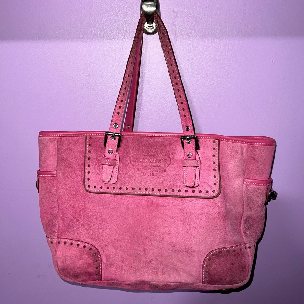 Coach Vintage Suede Tote Bag